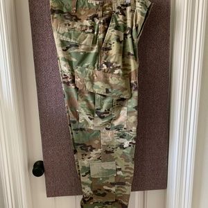 Unisex ACU Military Pants w/Multiple Cargo Pockets